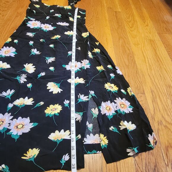 LOFT Black Size 4 Floral Maxi Dress - Picture 3 of 7